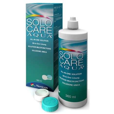 SOLO Care AQUA 360ml + Porta Lenti SOLO Care AQUA 360ml + Porta Lenti